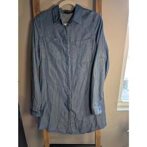 Lulu's Women's Denim Shirt Dress XS